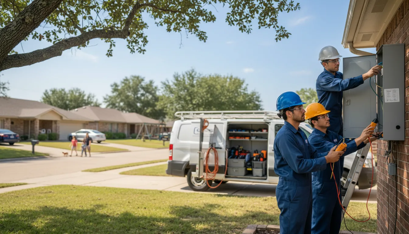 Certified electrician providing emergency electrical services in Toluca, IL